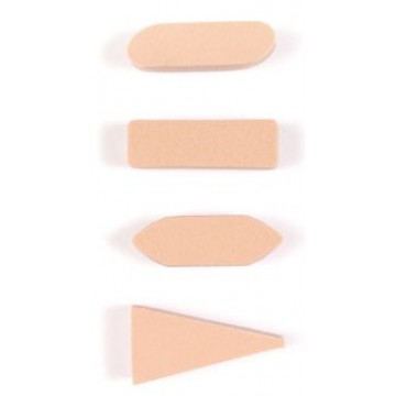 Panpastel, Sofft, 4 stk. svampe i hver sin form